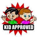 Kid Approved Icon Mix Royalty Free Stock Photo