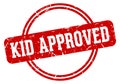 kid approved stamp Royalty Free Stock Photo