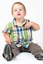 Kid with attitude Royalty Free Stock Photo