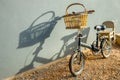 Kid Bicycle With Applied Basket and Chair added as Back Seat, Creative Economy Bike Royalty Free Stock Photo