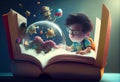 Kid book imagination. Generate Ai.