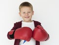 Kid Childhood People Race Emotional Studio Shoot Royalty Free Stock Photo