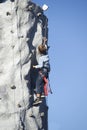 Kid climbing