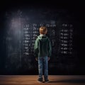 kid are confused to solve math AI generated