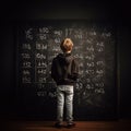 kid are confusing to solve math AI generated
