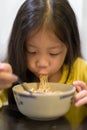 Kid Eating Noodle
