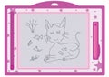 Kid erasable drawing board