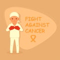 Kid fighting cancer,