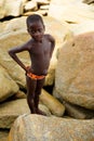Kid in fisherman village, Ghana, West Africa