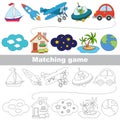The kid game to find relevant pair of objects.
