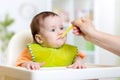 Kid girl eating healthy vegetables Royalty Free Stock Photo