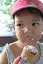 Kid haveing Ice-cream Royalty Free Stock Photo