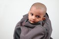A kid inside a bag Royalty Free Stock Photo