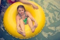 Kid on a Lazy River