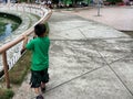 Kid on a park