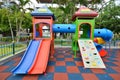 Kid playground in primay school Royalty Free Stock Photo