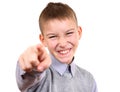 Kid pointing at You Royalty Free Stock Photo