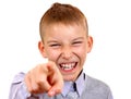 Kid Pointing at You Royalty Free Stock Photo