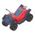 Kid quad bike icon, isometric style Royalty Free Stock Photo