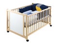 Kid's bed or baby cot Royalty Free Stock Photo