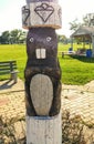 Kid`s Connection Park -Beaver Totem Pole - Caledonia, Wisconsin