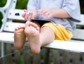 Kid's feet