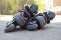 Kid`s inline rollerblade