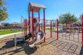 Children\'s Playground Equipment At Park Royalty Free Stock Photo