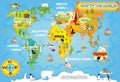 Kids world map