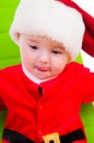 Kid in Santa Claus clothes Royalty Free Stock Photo