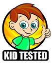 Kid Tested Icon