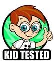 Kid Tested Icon Scientist Royalty Free Stock Photo