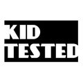 KID TESTED stamp on white background Royalty Free Stock Photo
