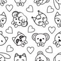 Kid toy seamless pattern. Royalty Free Stock Photo
