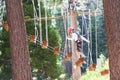 Kid at treetop park