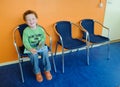 Kid in waiting room