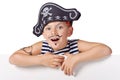 Kid wearing in pirate costume