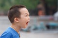 Kid yelling Royalty Free Stock Photo