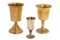 Kiddish cup with wine