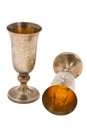 Kiddish cup with wine