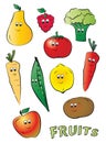 Kiddy fruits Royalty Free Stock Photo