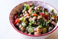 Kidney Bean Salad with Tomatoes, Parsley and Dill / Borulce Salatasi / Salata.