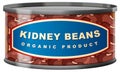 KIdney Beans in Food Can with Label Isolated Royalty Free Stock Photo