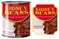 KIdney Beans in Food Can with Label Isolated Royalty Free Stock Photo