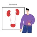 Kidney disease concept