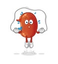 Kidney jump rope exercise. character vector