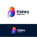 kidney logo design Royalty Free Stock Photo