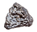 kidney ore (Hematite, iron ore) stone isolated Royalty Free Stock Photo