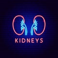 Kidneys Neon Label