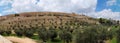 Kidron Valley and the Temple Mount in Jerusalem Royalty Free Stock Photo